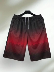 Men Shorts - Màu xanh lá cây đậm - Xem 3