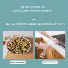 Guantes Desechables De Grado Alimenticio - Blanco - Ver 2