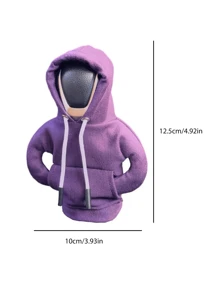Gear Shift Hoodie, Universal Car Shift Knob Cover, Mini Hoodie For Car Shifter, Automotive Interior Cute Gadgets, Car Accessories And Decorations