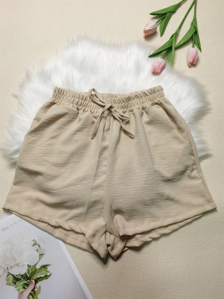 Women's Shorts With Tacito Duna Pocket