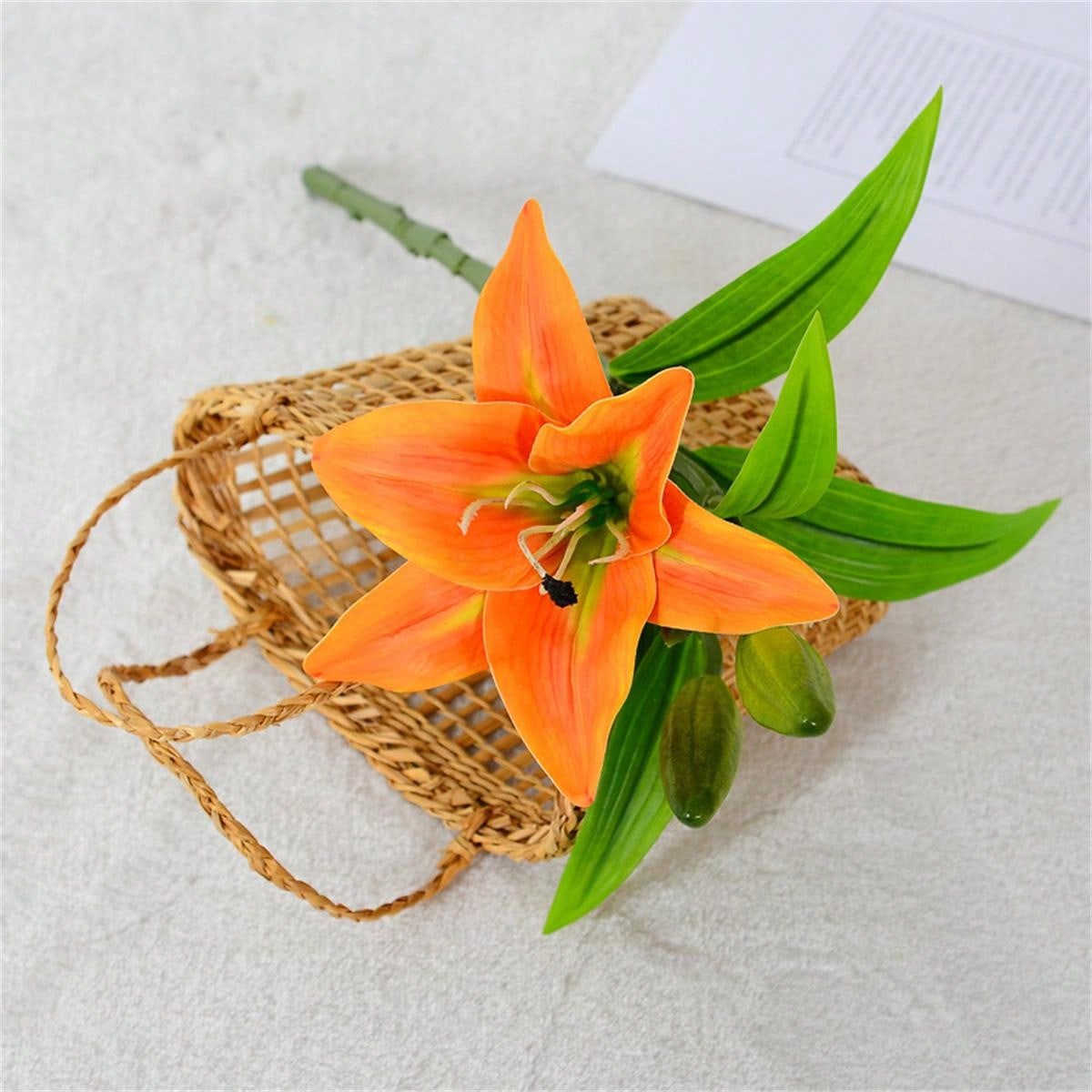 Orangecolor Artificial Lily Flower SHEIN USA
