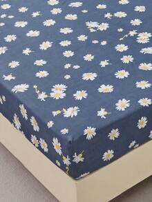 (2-3)Pcs/Set Printed Bedding Set, 1 Fitted Sheet & 2 Pillowcases (Skirt Height: 30cm) - little daisy - View 5