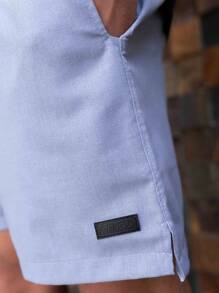 Men Shorts - Silver - View 2
