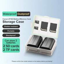 llano Camera Battery Box Professional Waterproof Resistant Memory Card Sd Tf Card Protector Case