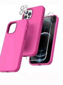 Phone Screen Protectors - Màu Hồng Tươi - Xem 1