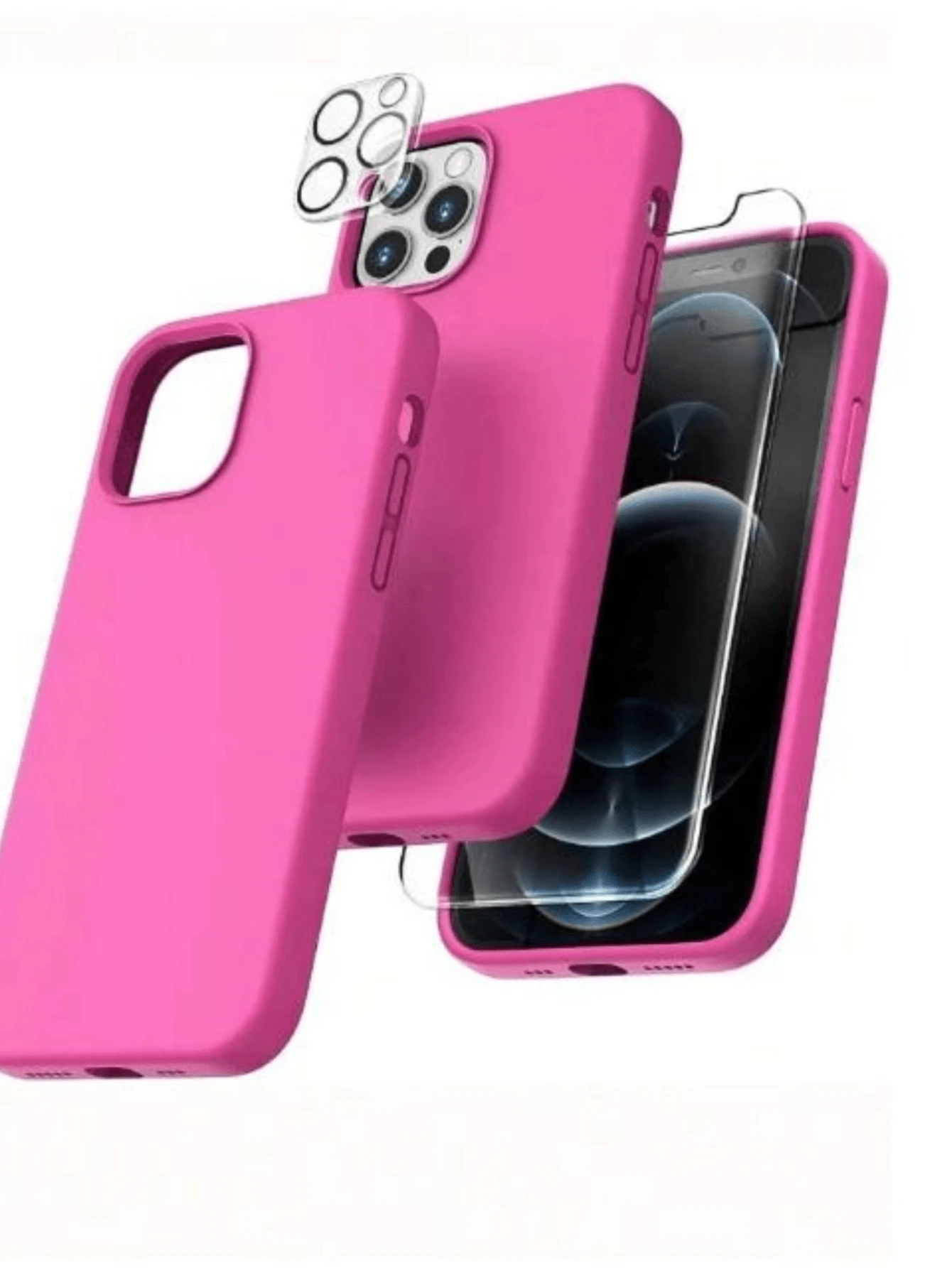 Phone Screen Protectors - Màu Hồng Tươi - Xem 1