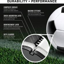 1件官方5号成人男女通用耐磨防爆机缝TPU训练比赛足球踢足球礼物成人男女青少年守门员9号手套一副及护腿板、气泵、护踝、组合套装 - 紅色 - 查看 2