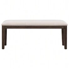 Nestfair Classic Style 6 - Piece Dining Set with 4 Upholstered Chairs and Bench