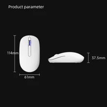 Monsgeek D1 1 白色無線滑鼠 辦公室滑鼠 淺色滑鼠 人體工學 手提滑鼠 筆記型電腦滑鼠 - 白色 - 查看 4