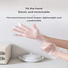 Guantes Desechables De Grado Alimenticio - Blanco - Ver 4