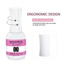 浸粉 2 合 1 入門套裝，包括粉末底漆、活化劑 - 15 毫升大瓶套裝，適合在家DIY，快乾，持久，無需紫外線 LED - 無色 - 查看 6