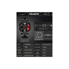 Reloj Original Moda Disco Llanta Rin Calipers Metal Rays Ap - Verde - Ver 10