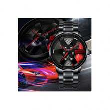 Reloj Original Moda Disco Llanta Rin Calipers Metal Rays Ap - Verde - Ver 5