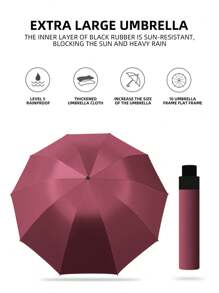 10骨防風太陽傘特大號單性簡約現代風格