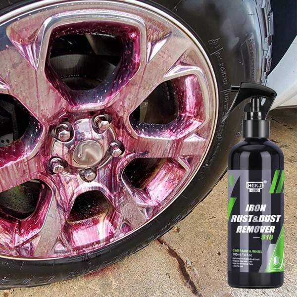HGKJ Paint & Wheel Iron Particles Powder Cleaning Protect Brake Discs From Dust Rim Rust Cleaner Chemical HGKJ S18