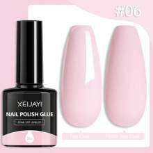 XEIJAYI 1 Pink Color Spring Bright Macaroon Candy Shine Finish Nail Polish Gel Easter Limited Edition Nail Gel For Women - Diy Home Salon Nail Art Gift For Women - 淺粉色 - 查看 1