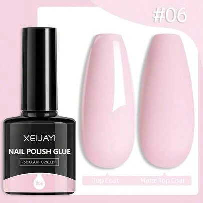 XEIJAYI 1 Pink Color Spring Bright Macaroon Candy Shine Finish Nail Polish Gel Easter Limited Edition Nail Gel For Women - Diy Home Salon Nail Art Gift For Women
