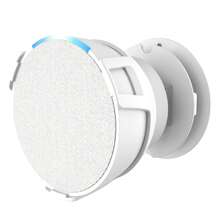 Wall Mount For  Echo Pop  Bracket Holder,Space-Saving,Perfect Cord Management,No Messy Wires Or Screws,Sturdy Voice Assistant Wall Mount,1 Pack - White - View 1