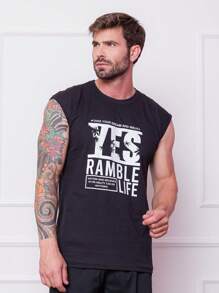 Men Tank Tops - màu đen - Xem 3