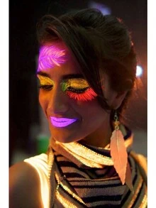 Pintura Neón (Paint Glow) Diferentes Colores Brilla bajo la Luz Negra.063061 - Blanco - Ver 8