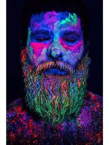 Pintura Neón (Paint Glow) Diferentes Colores Brilla bajo la Luz Negra.063061 - Blanco - Ver 7