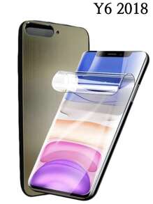 Mobile Case For Huawei Y6 2018 Plus Mica Hydrogel Heavy Duty Aluminum Bumper Case - 黑色 - 查看 1
