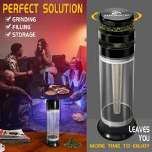 ZHENGHAI Herb & Spice Grinder 3 In 1 Multifunctional Cone Loader Rolling Machine Joint Roller Machine Grinding Filling Storage All in One - 紫色 - 查看 3