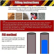 1套150公分成人通用散打掛拳包拳擊訓練牛津布沙包套裝 - 紅色 - 查看 8