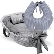 MeF Mae e Filho Baby Pillows - 黑與白 - 查看 1