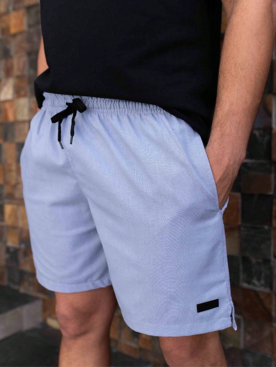 Men Shorts - Silver - View 1