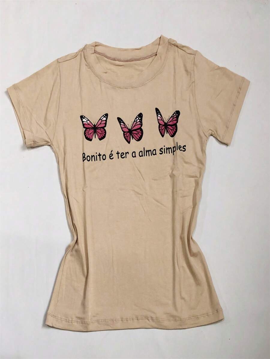 Women T-Shirts - 米色 - 查看 1