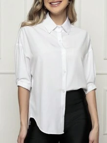 Women Blouses - 白色 - 查看 4