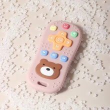 Baby Remote Control Tooth Gel, Teething Stick, Newborn Teething Toy - Baby Pink - View 2