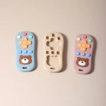 Baby Remote Control Tooth Gel, Teething Stick, Newborn Teething Toy - Baby Pink - View 4