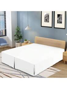 1Pc Mattress Protector - Lux Decor Bamboo Waterproof Noiseless Soft Cooling Comfortable Breathable Cover With Deep Pocket Up To 16 Inches – Gentle Fit, Easy Care – Back To School, Graduation Gifts, Home Decor-Summer Turn Up, SUmmer Pick1Pc Lux Decor Terry Cloth Waterproof Mattress Protector – Hypoallergenic Noiseless Bed Cover With Breathable Fabric – Protects Against Spills, Stains & Allergens – Fits Upto 16 Inches Deep Pocket – Back To School, Graduation Gifts, Home Decor, Spring Cleaning Essential, Valentine's Day Home Refresh, Allergy Protection, Spill Guard, Bed Bug Barrier, Easy Fit Design, Machine Washable, Durable Cover, Long-Lasting Protection, Kid-Friendly, Pet-Friendly Bedding, Daily Comfort, Home Basic, Family Use - 白色 - 查看 7