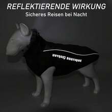 冬季背心外套狗外套帶毛領和反光徽標 Petopet - 多功能狗夾克 + 狗皮帶 - 灰色 - 查看 6