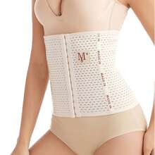 Fajas Colombianas para Mujer, Fajas para Mujer Moldeadora, con 6 Niveles Compresión de Ajuste, Cómoda y Transpirable - Caqui - Ver 1