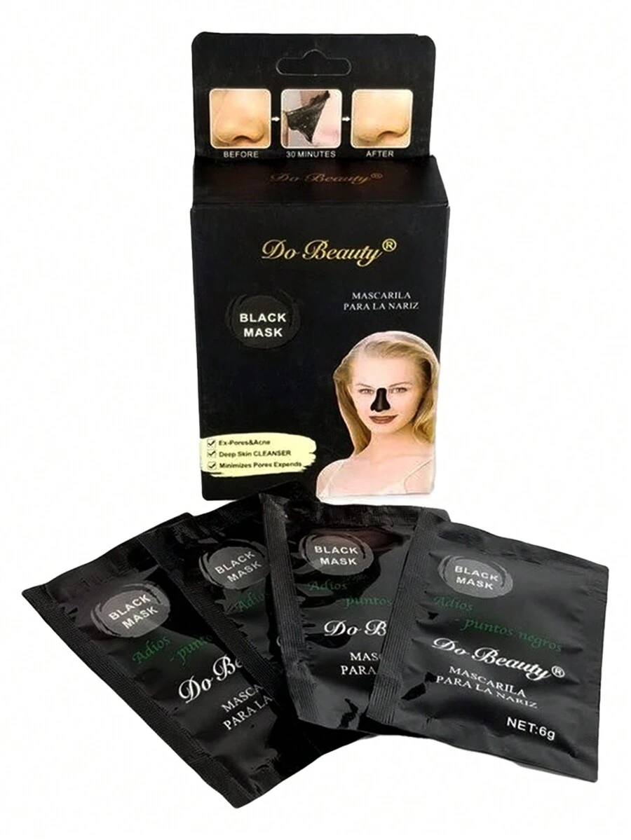 20pz de mascarillas para punto negro remobedora de espinillas para nariz - Negro - Ver 1