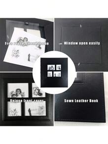 Álbum Fotográfico Para 500 Fotos Set Paquete 1 Piezas - Negro - Ver 2