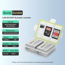 llano Camera Battery Box Professional Waterproof Resistant Memory Card Sd Tf Card Protector Case - LJN-DCH01(Universal) - View 11