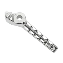 PowerMotor 摩托車零件後腳蹬休息腳蹬適用於川崎 Klx 250 Klx250,銀色 - 銀色 - 查看 8