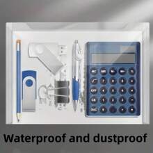 5pcs/set Waterproof Transparent A4 Document Folders For Students, Papers, Office Supplies - Multicolor - View 2