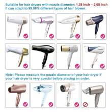 白色塑料通用美髮理髮店風筒捲髮擴散器,風筒配件