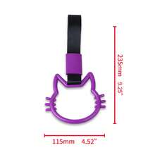 1入紅色貓形安全警示手柄,適用於所有汽車 - 紅色 - 查看 4