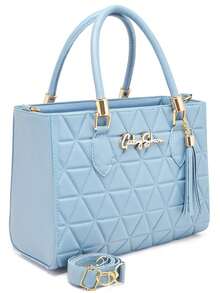 Women Tote Bags - 藍色 - 查看 2