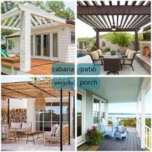 Rideaux D'extérieur Imperméables Pour Patio, Rideaux D'extérieur De Qualité Supérieure Épaisseur De Protection De Vie Privée Pour Porches, Pergolas, Cabanes, Gris