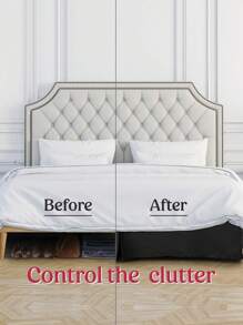 1Pc Mattress Protector - Lux Decor Bamboo Waterproof Noiseless Soft Cooling Comfortable Breathable Cover With Deep Pocket Up To 16 Inches – Gentle Fit, Easy Care – Back To School, Graduation Gifts, Home Decor-Summer Turn Up, SUmmer Pick1Pc Lux Decor Terry Cloth Waterproof Mattress Protector – Hypoallergenic Noiseless Bed Cover With Breathable Fabric – Protects Against Spills, Stains & Allergens – Fits Upto 16 Inches Deep Pocket – Back To School, Graduation Gifts, Home Decor, Spring Cleaning Essential, Valentine's Day Home Refresh, Allergy Protection, Spill Guard, Bed Bug Barrier, Easy Fit Design, Machine Washable, Durable Cover, Long-Lasting Protection, Kid-Friendly, Pet-Friendly Bedding, Daily Comfort, Home Basic, Family Use - 黑色 - 查看 5