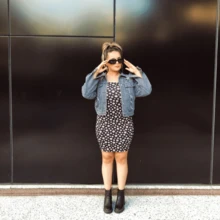 Women Dresses - Black and White - View 2