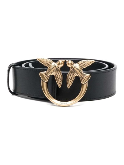ベルト PINKO Woman Belt Black 100120A0F1 Z99Q Pinko Love Berry H4 leather belt for women 100120a0f1 Black