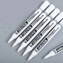1盒(2支裝)白板標記筆,大容量,不可洗,快干,防水,快速發貨,白板筆 - 彩色 - 查看 3